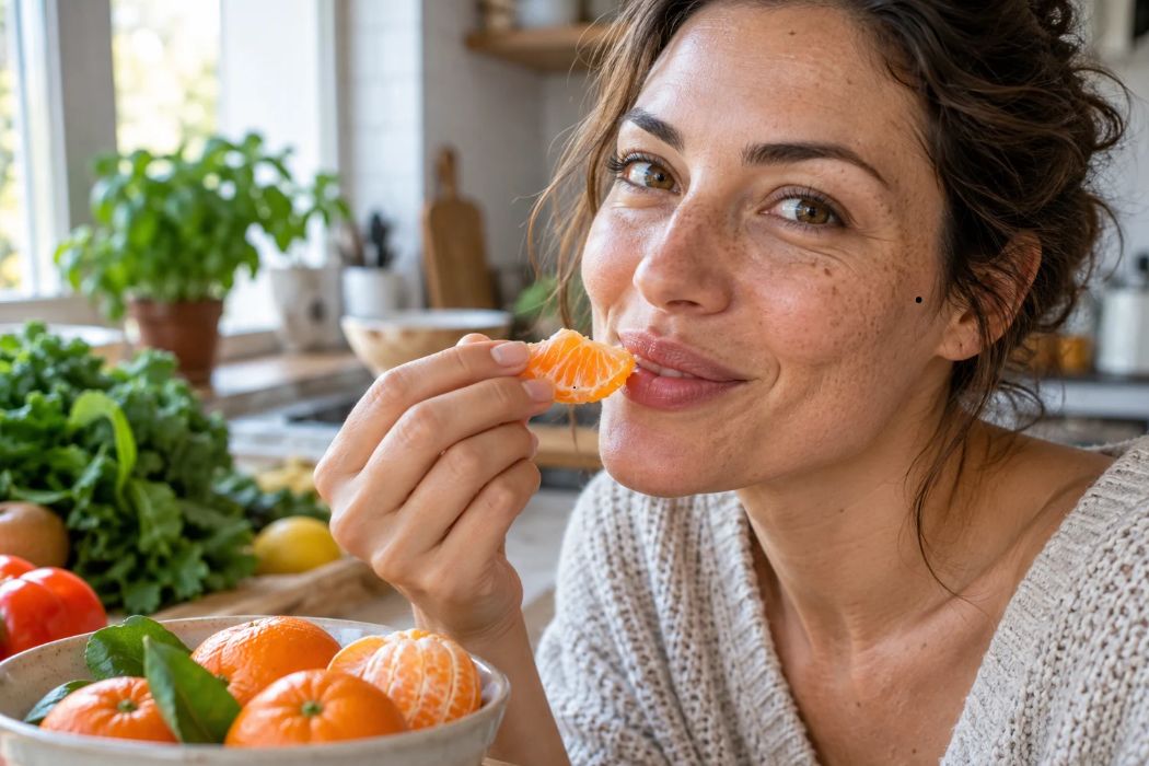 Peau et alimentation équilibrée